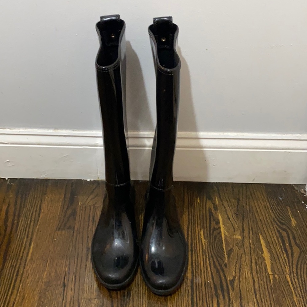 Authentic coach rain boots size 6